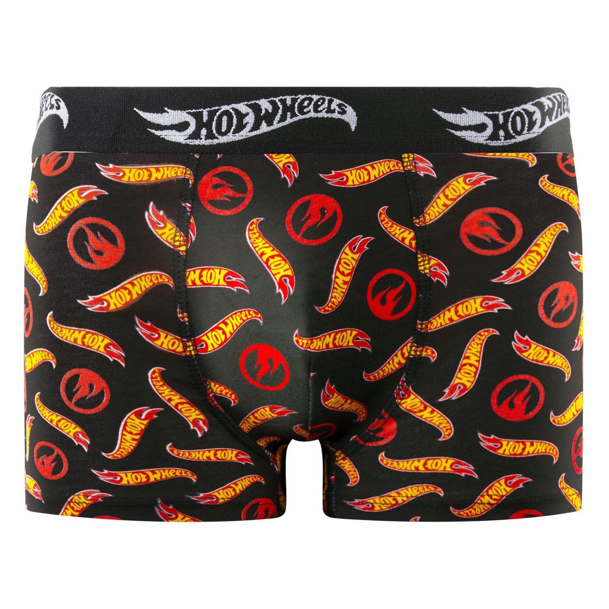 Voir la diapositive 5 : Hot Wheels Lot de 4 boxers enfant Hot Wheels