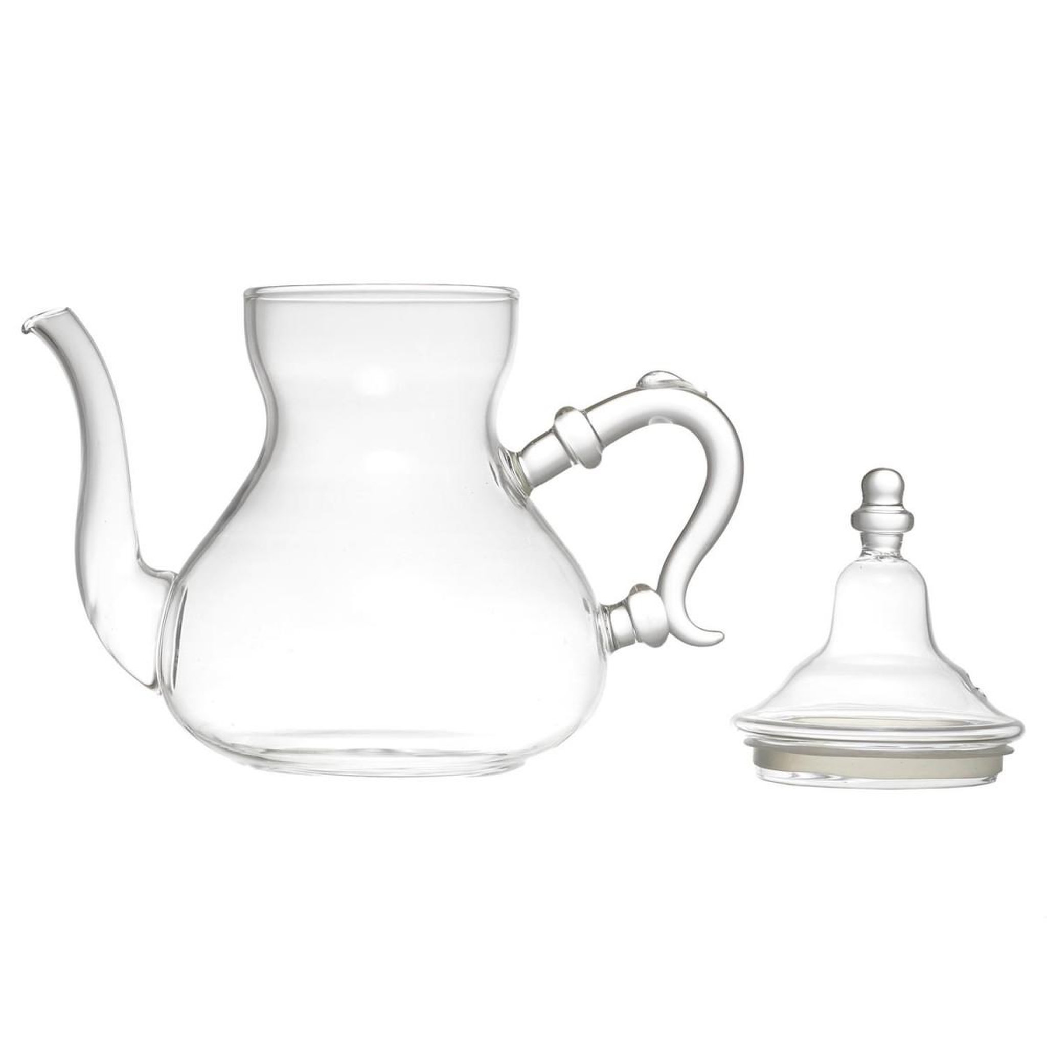 Voir la diapositive 2 : The Home Deco Factory Théière en Verre  Timao  80cl Transparent