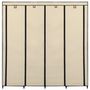 Voir la diapositive 4 : VIDAXL Garde-robe avec 4 compartiments Creme 175x45x170 cm