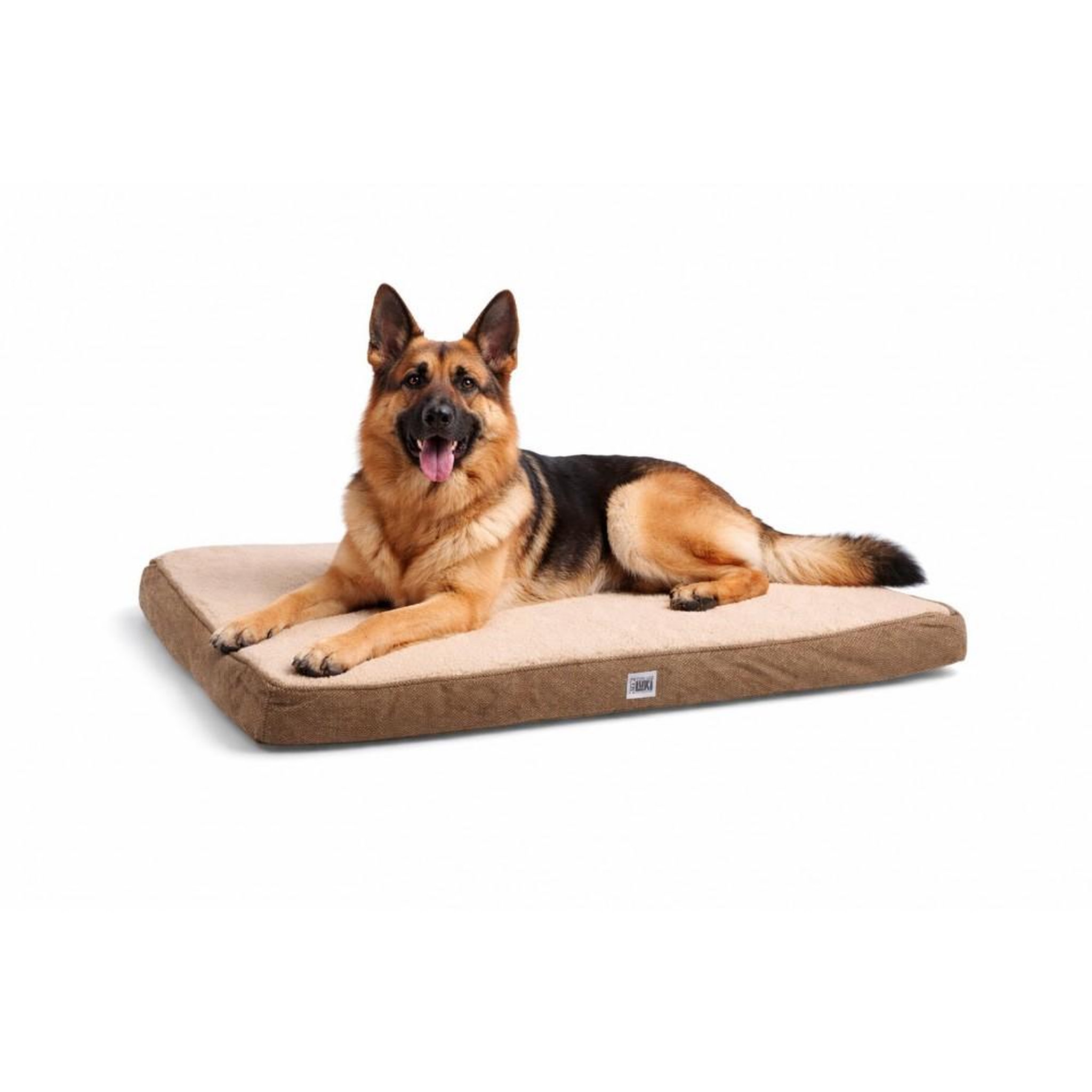 Voir la diapositive 2 : MON AMI LUKI Matelas antidérapant tissus - dessus mouton pour chien