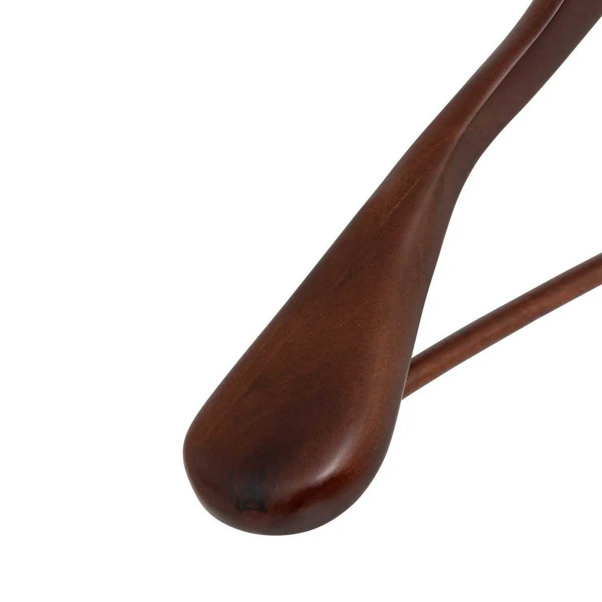 Voir la diapositive 3 : FIVE Cintre pour veste en bois  vintage  45cm marron