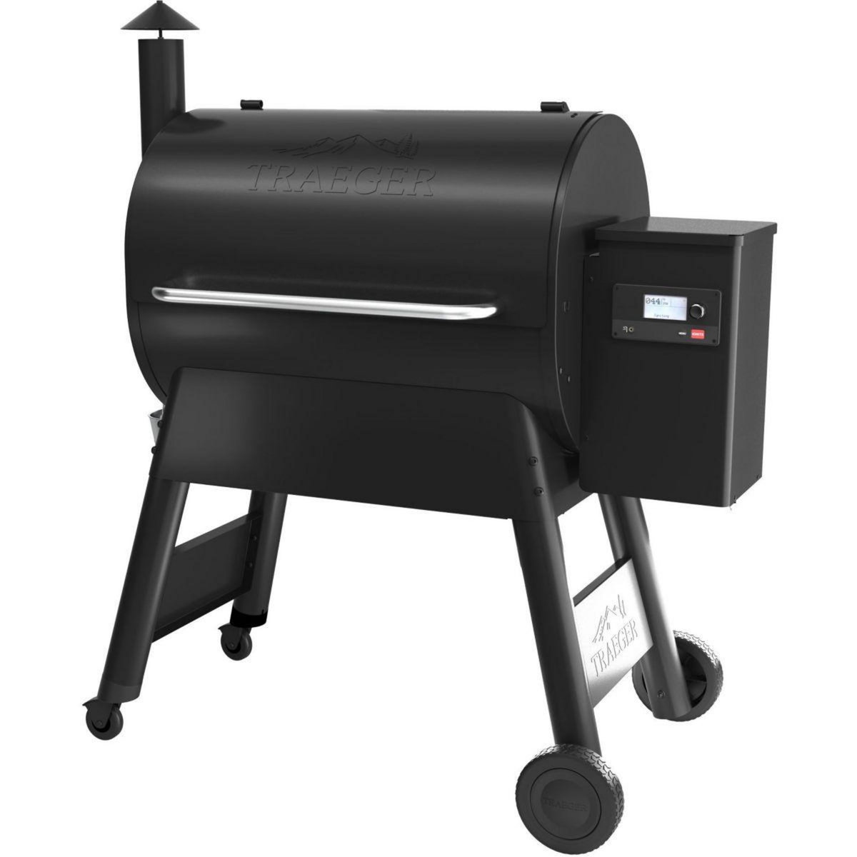 TRAEGER Barbecue pellet Pro 780 noir sur chariot, grille haute 76x18 cm, grille basse 76x48 cm