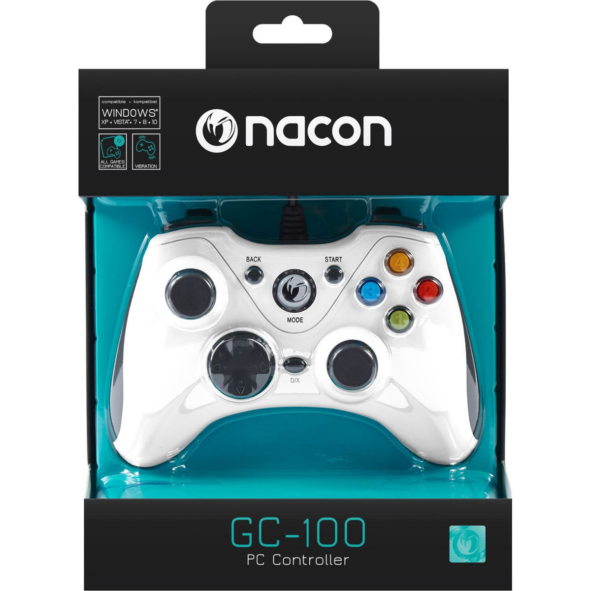 NACON Manette de jeu PC Nacon GC-100XF - Blanc