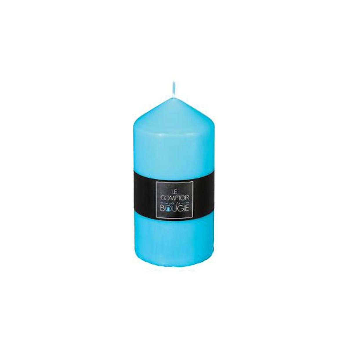 COMPTOIR DE LA BOUGIE Bougie Ronde  Rustic  6,8cm Turquoise