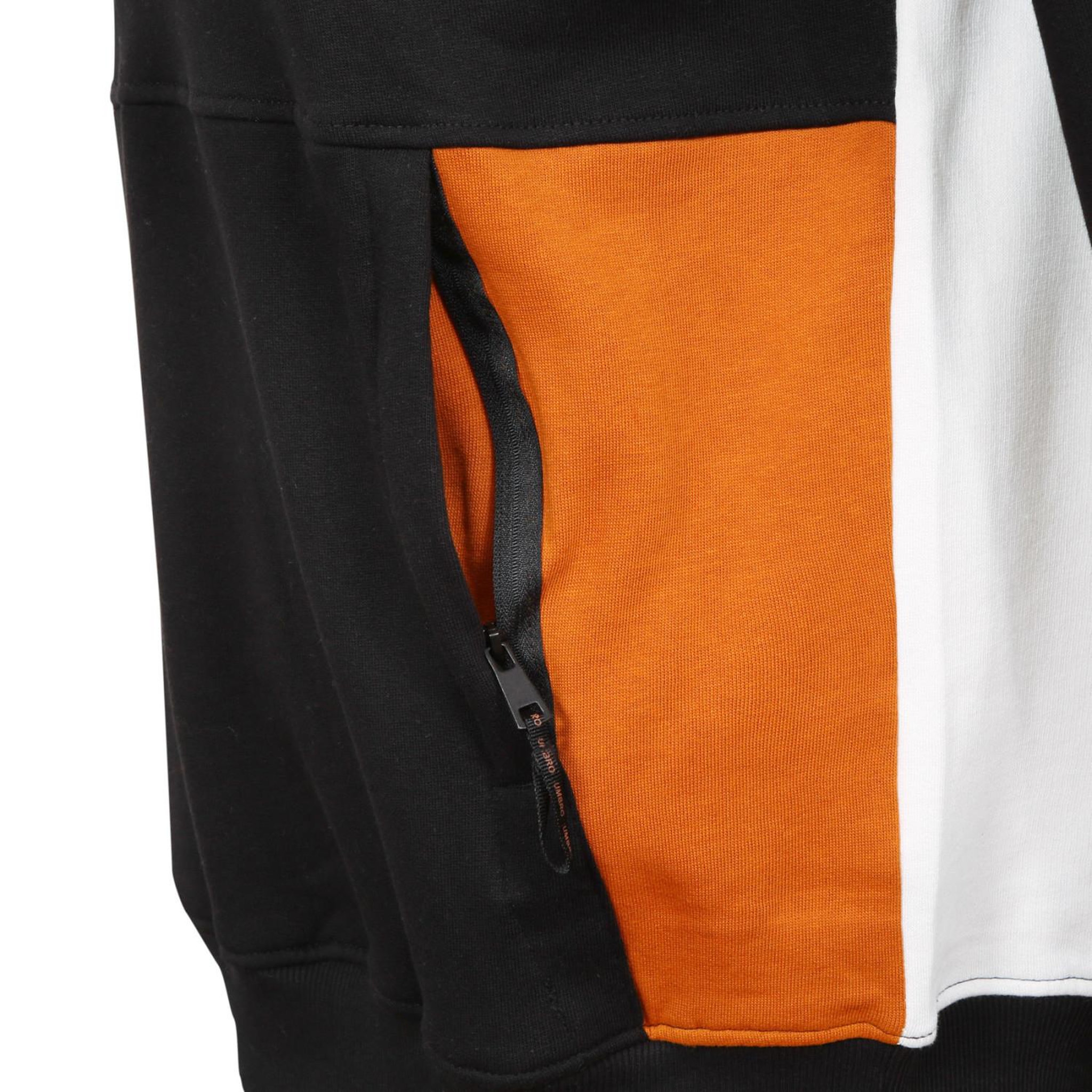 Voir la diapositive 2 : UMBRO Sweat à capuche homme tricolore avec poche kangourou et logo 1224770