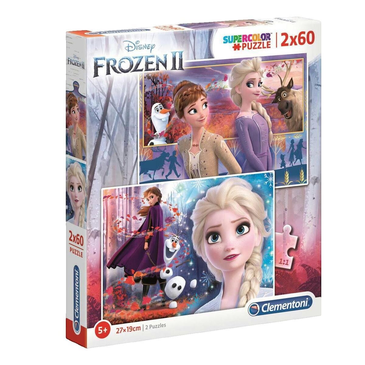 CLEMENTONI Puzzle Clementoni Disney Frozen 2, 2x60 pièces