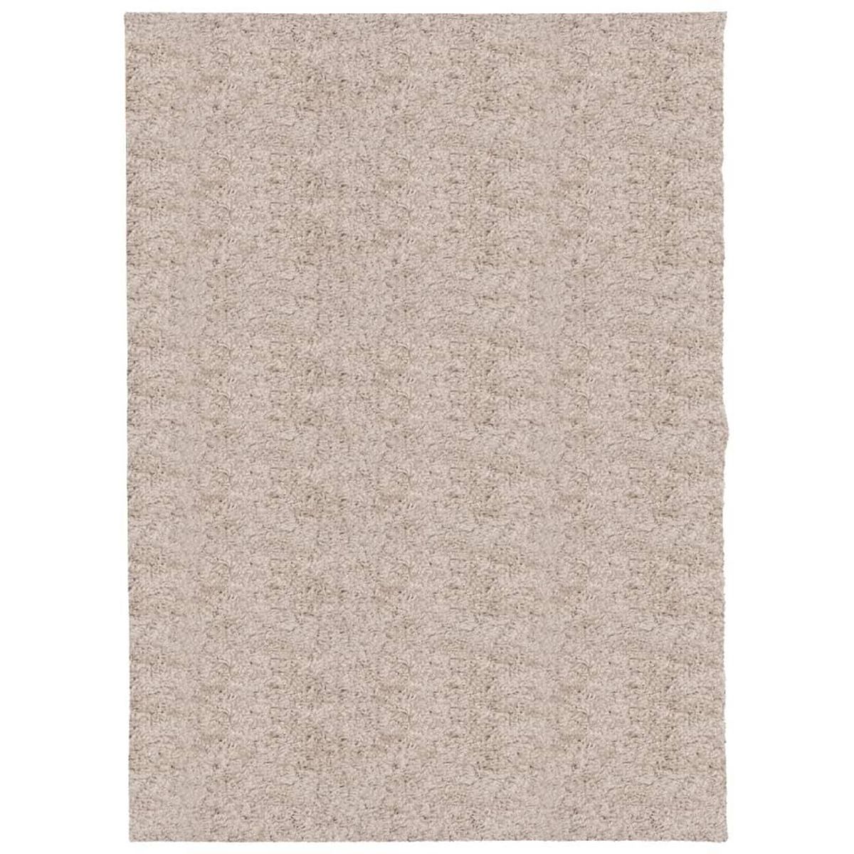 VIDAXL Tapis shaggy PAMPLONA poils longs moderne beige 140x200 cm