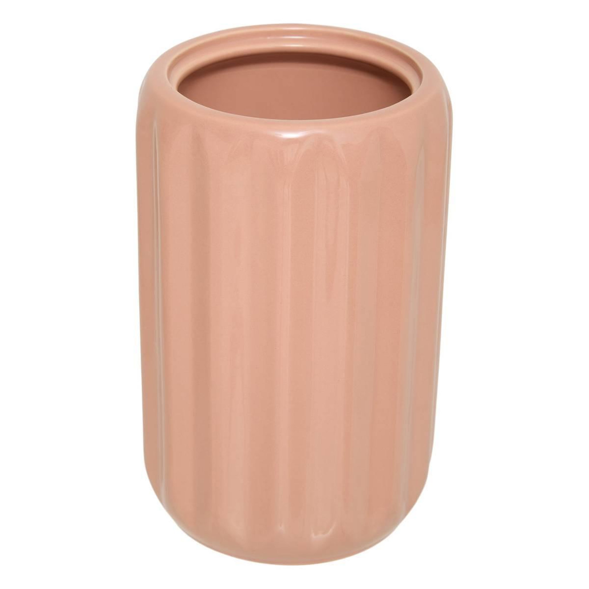 Voir la diapositive 2 : FIVE Brosse wc en grès  suny colorama  40cm rose blush