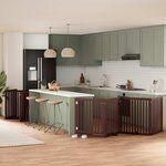 VIDAXL Barriere pour chien porte pliable 12 panneaux bois de peuplier