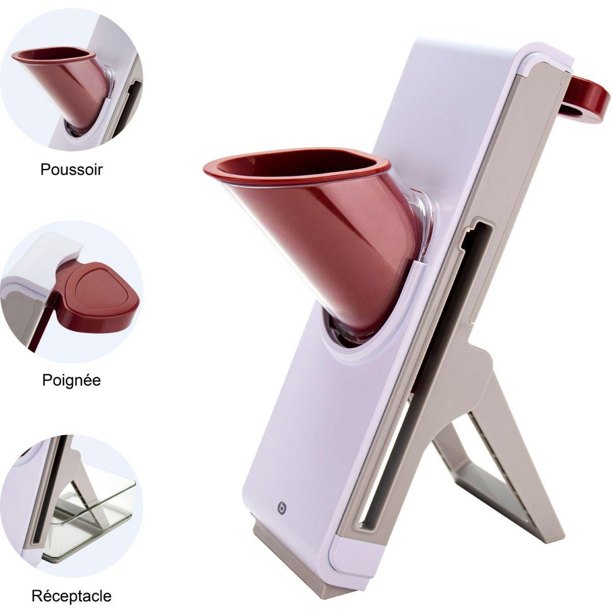 Voir la diapositive 3 : ESSENTIEL B Mandoline Multifonction Slicer
