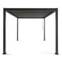 Voir la diapositive 6 : BEST MOBILIER Cherry - pergola bioclimatique - aluminium - 3x3m - gris anthracite