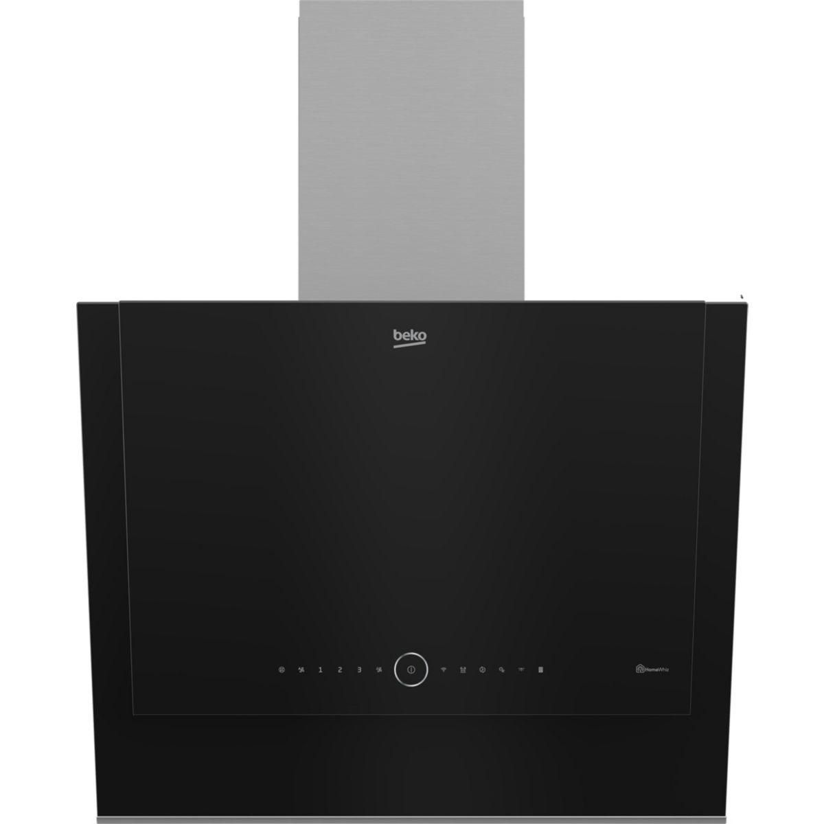 Beko Hotte décorative murale inclinée BHCA67841BBHSI