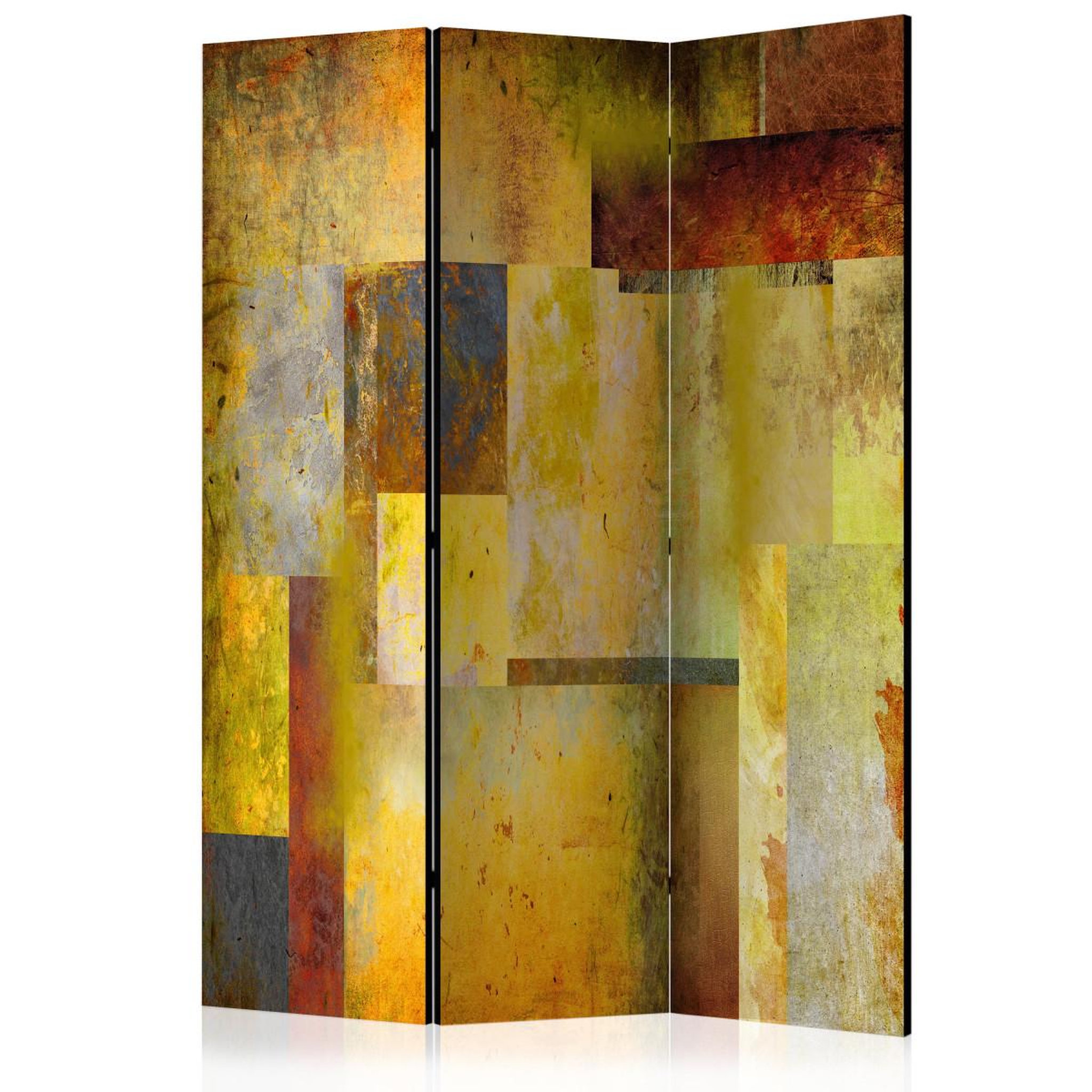 Paris Prix Paravent 3 volets  orange hue of art expression  135x172cm
