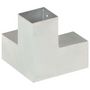 Voir la diapositive 4 : VIDAXL Connecteurs de poteau 4 pcs Forme en Y Metal galvanise 81x81 mm