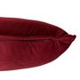 Voir la diapositive 2 : ATMOSPHERA Coussin Déco Uni  Lilou  30x50cm Rouge Grenat