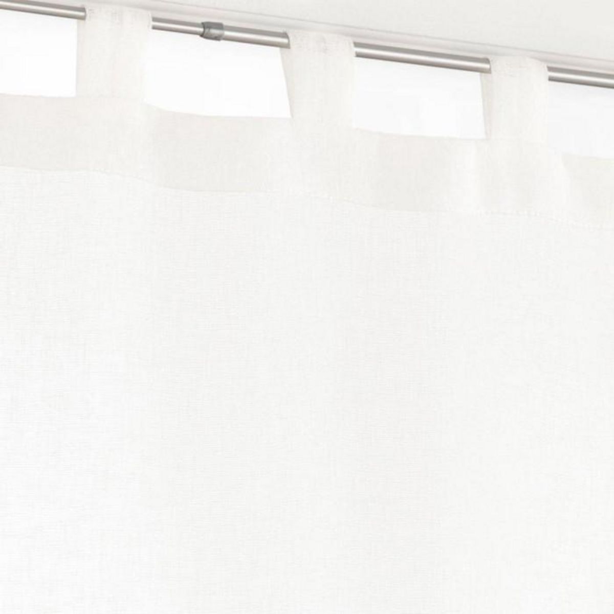 Paris Prix Paire de Voilages à Passants  Carlin  60x160cm Naturel