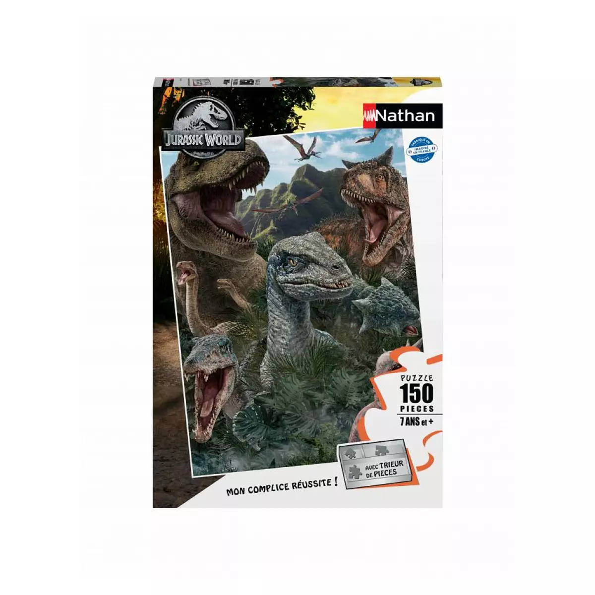 RAVENSBURGER Puzzle 150 p - les dinosaures de jurassic world / jurassic world 3