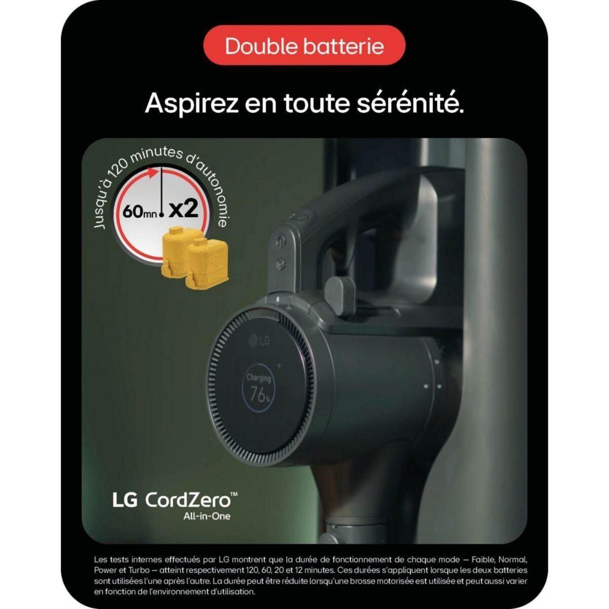 LG Aspirateur balai A9TX-PRIMEG