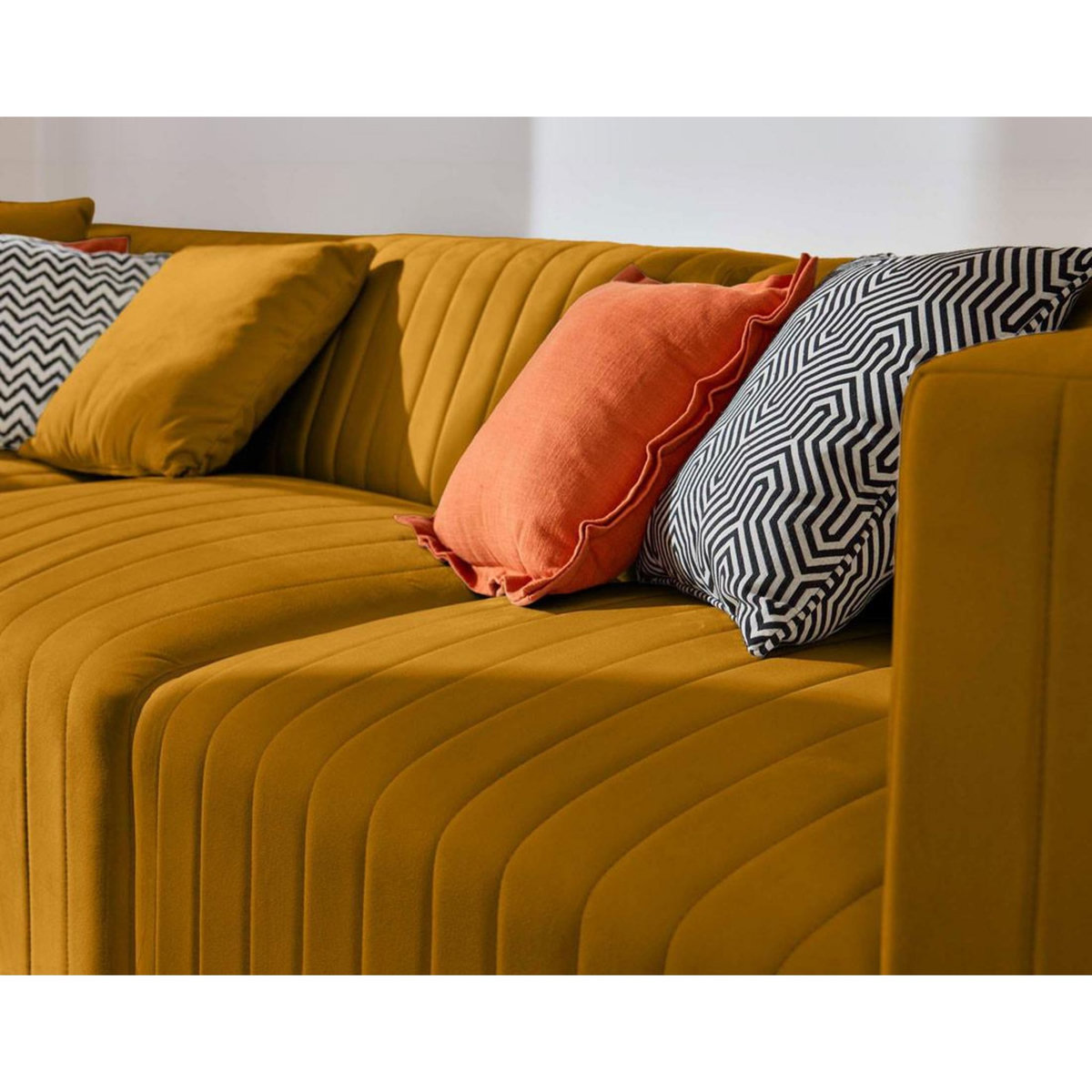 LISA DESIGN Nova - canapé modulable 3 places - en velours