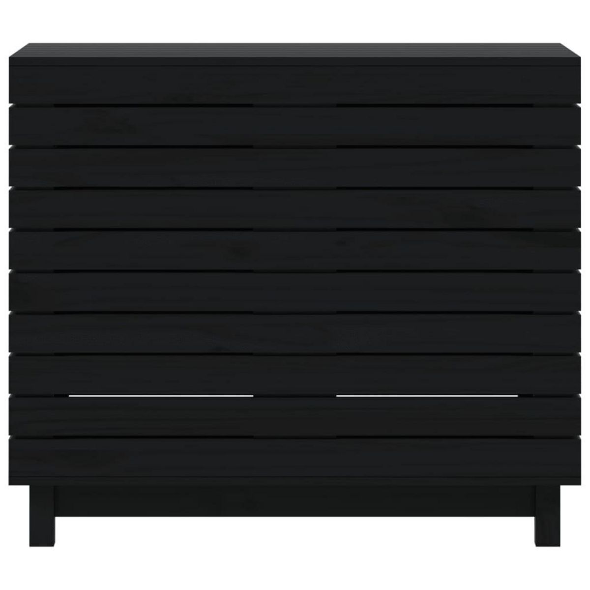 VIDAXL Panier a linge 88,5x44x76 cm bois massif de pin