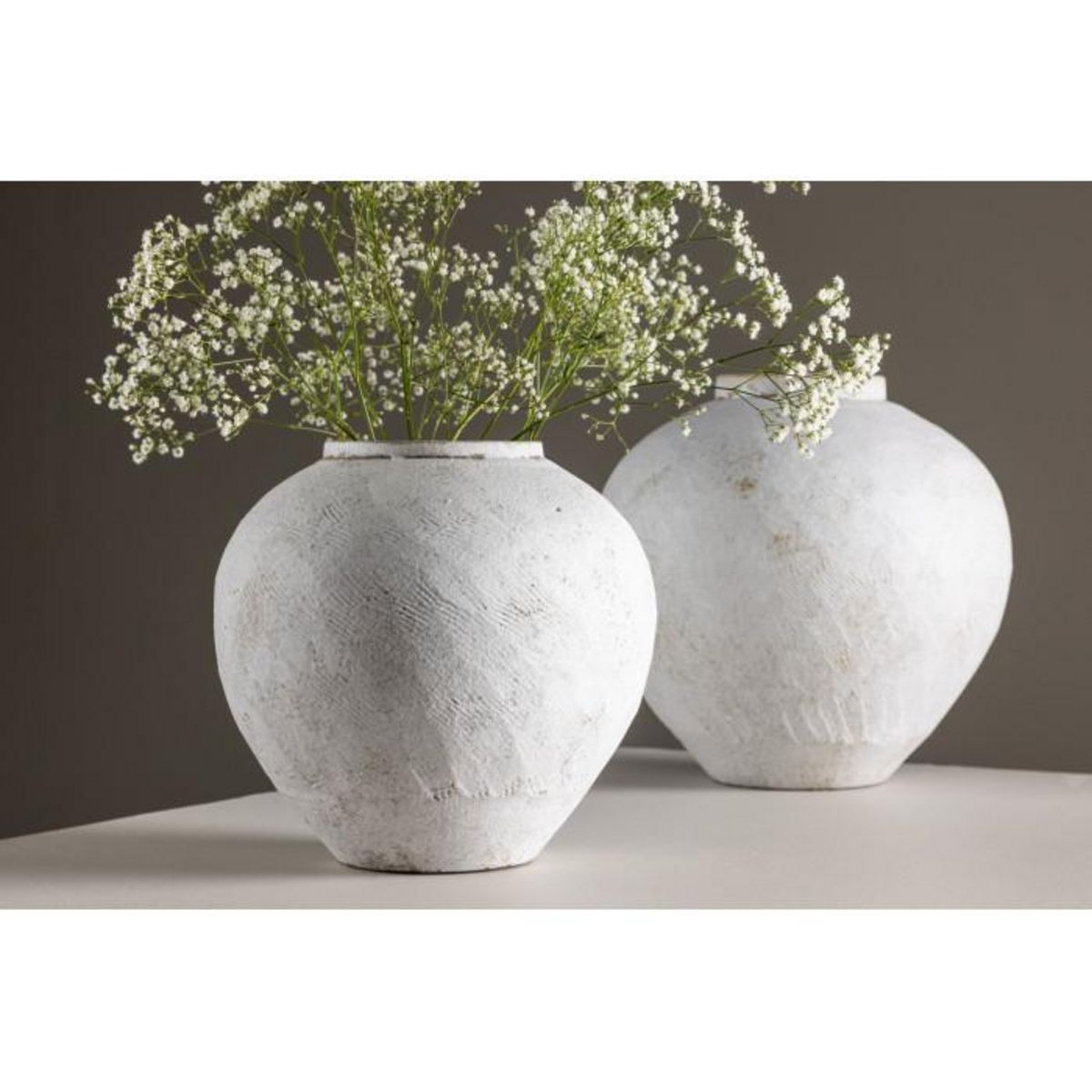 Paris Prix Vase Déco  Globe  25cm Beige
