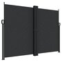 Voir la diapositive 2 : VIDAXL Auvent lateral retractable noir 180x600 cm
