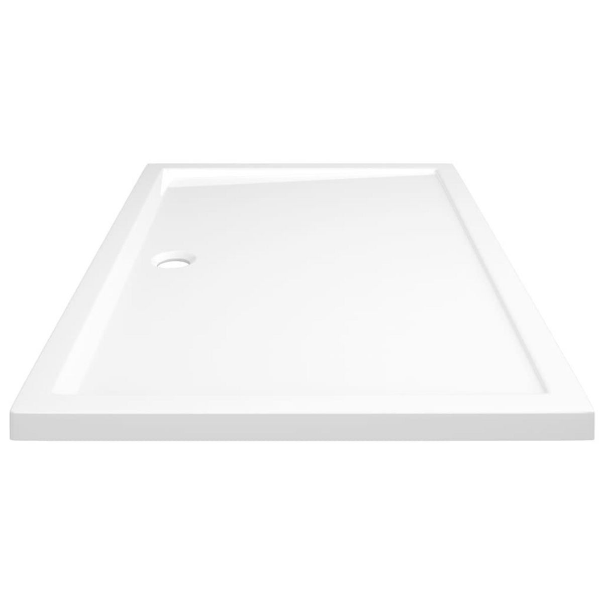 VIDAXL Receveur de douche rectangulaire ABS Blanc 80x120 cm