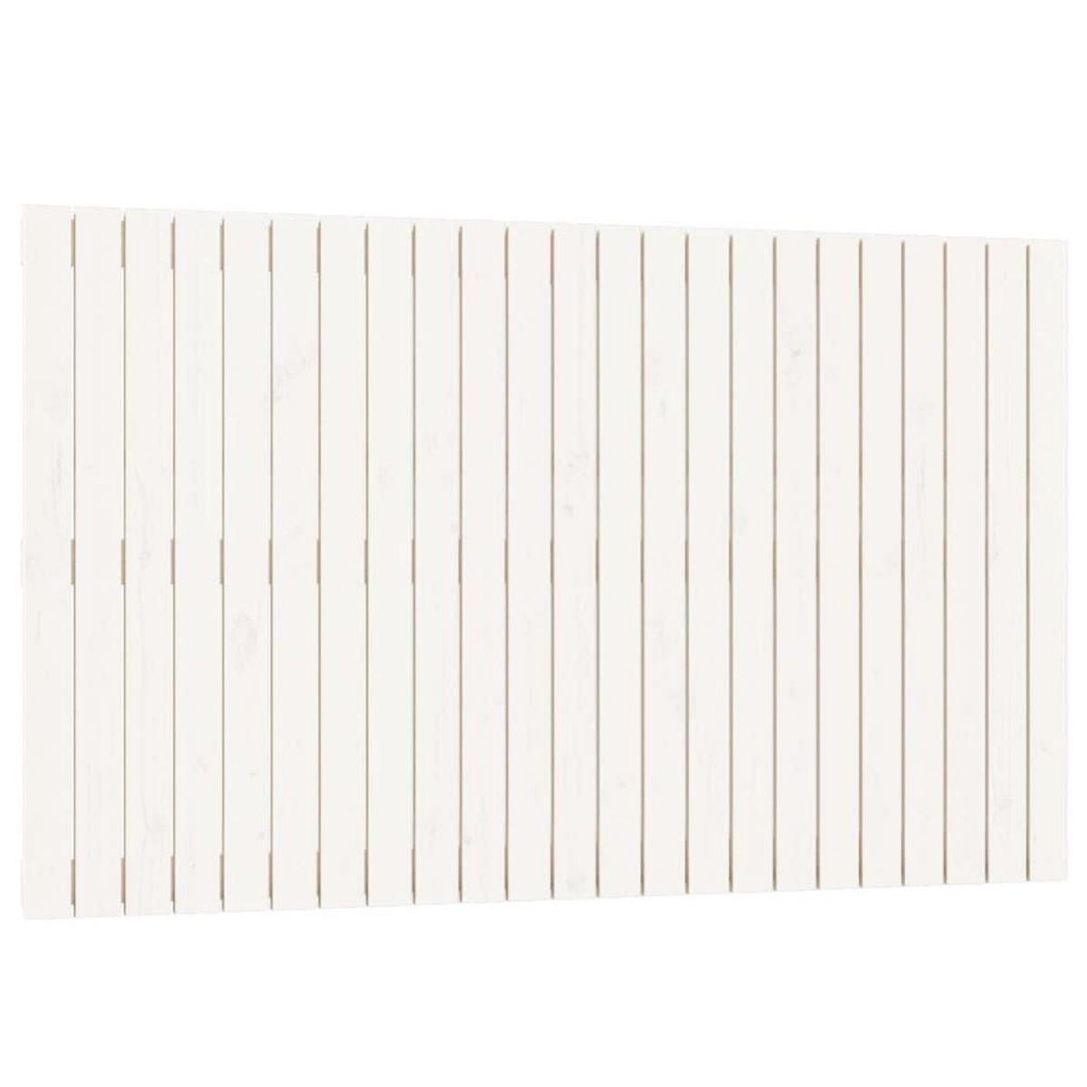 VIDAXL Tete de lit murale Blanc 147x3x90 cm Bois massif de pin