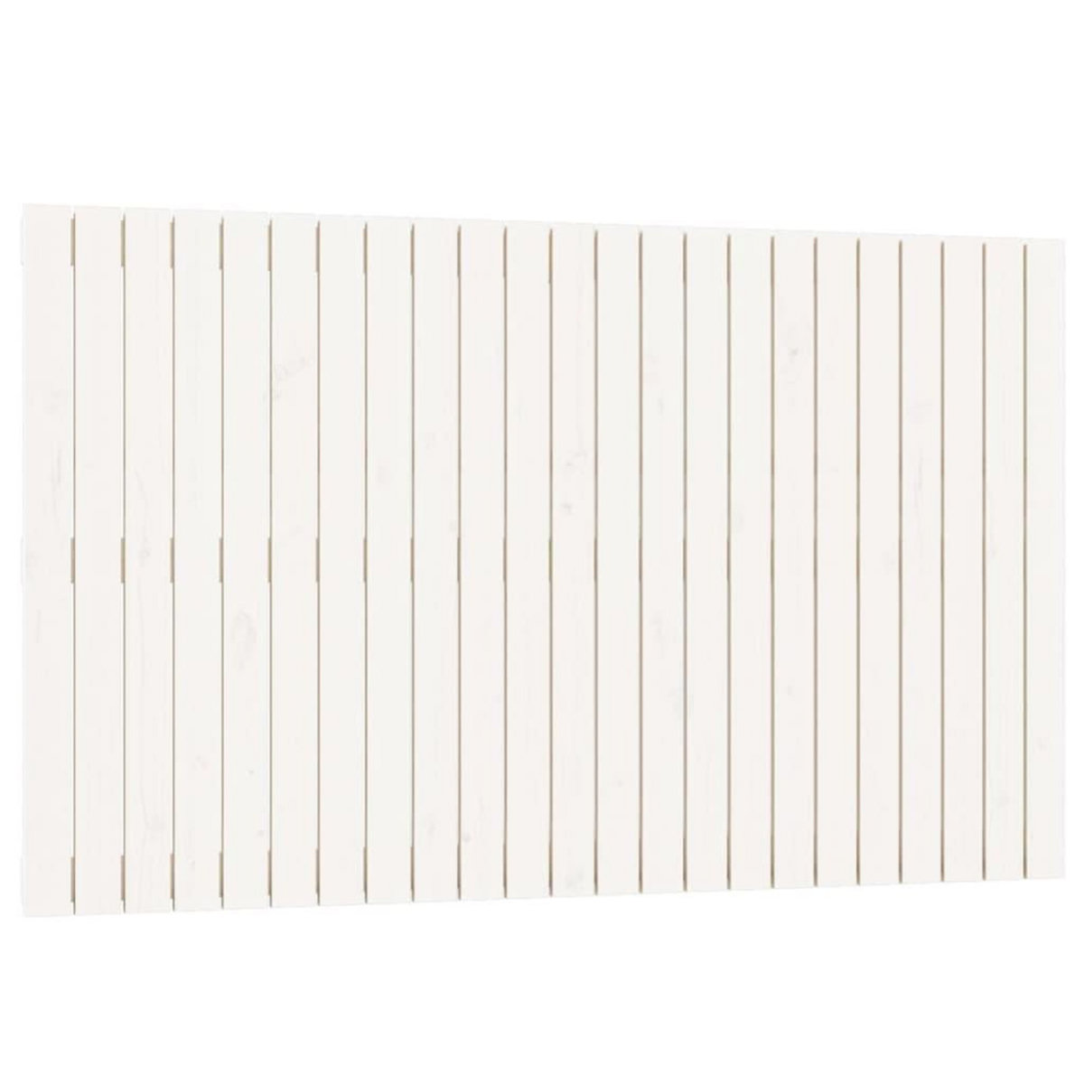 VIDAXL Tete de lit murale Blanc 147x3x90 cm Bois massif de pin