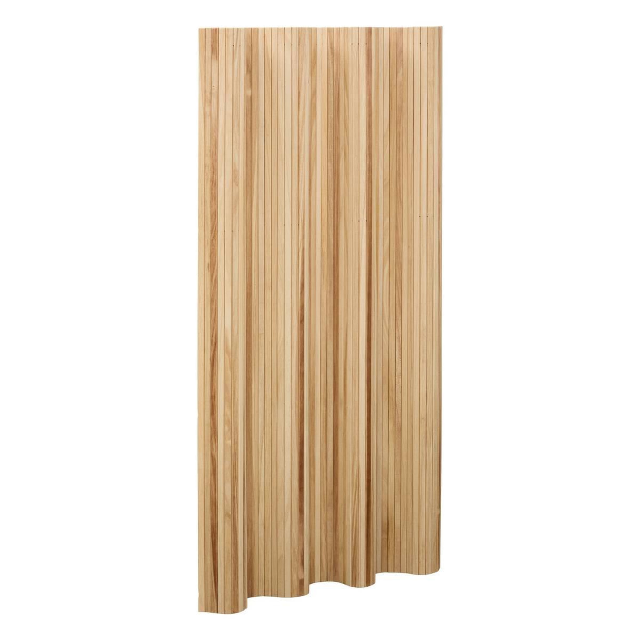 ATMOSPHERA Paravent ondulé en bois  colva  120x170cm beige