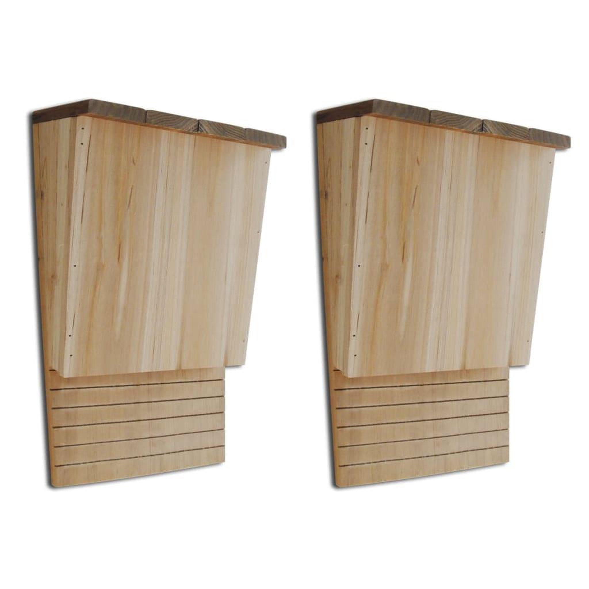 VIDAXL Maison pou chauve-souris 22 x 12 x 34 cm ensemble de 2