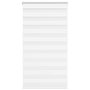 Voir la diapositive 1 : VIDAXL Store zebre blanc 85x100 cm largeur du tissu 80,9 cm polyester