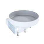 Wenko Organiseur avec plateau tournant - Blanc