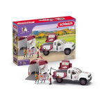 Schleich Coffret Vétérinaire mobile avec remorque, SCHLEICH 42704 Horse Club
