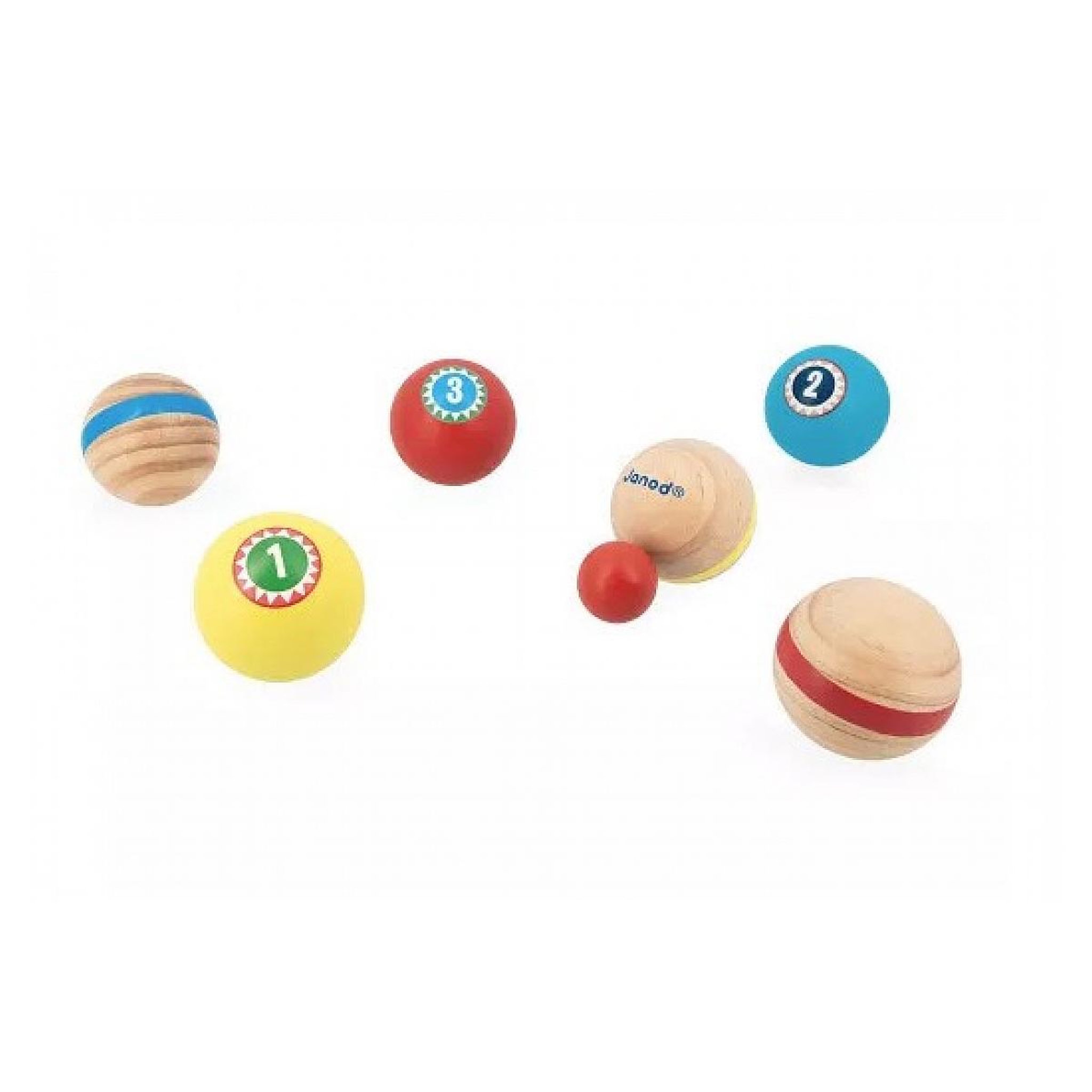 JANOD Jeu de petanque en bois Applepop