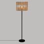 Voir la diapositive 3 : Paris Prix Lampadaire Design  Cosy  150cm Noir & Beige