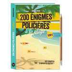 200 ENIGMES POLICIERES A LA PLAGE. AVEC 1 CRAYON, Myers Bernard