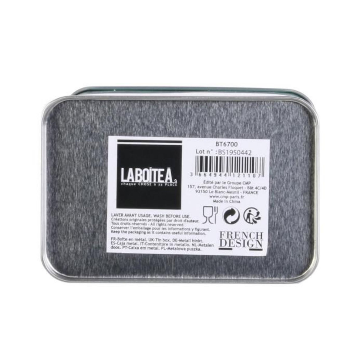 Paris Prix Boîte de Conservation  Ma Boîte à Bouillons  10cm Vert