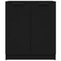 Voir la diapositive 4 : VIDAXL Buffets 2 pcs Noir 60x30x70 cm Bois d ingénierie