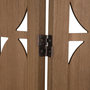 Voir la diapositive 3 : ATMOSPHERA Paravent Ajouré Design  Hernan  121x170cm Marron