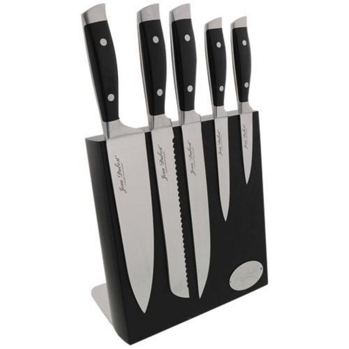 Jean dubost Bloc de 5 couteaux aimanté massif inox - DM021220X70055