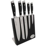 Jean dubost Bloc de 5 couteaux aimanté massif inox - DM021220X70055