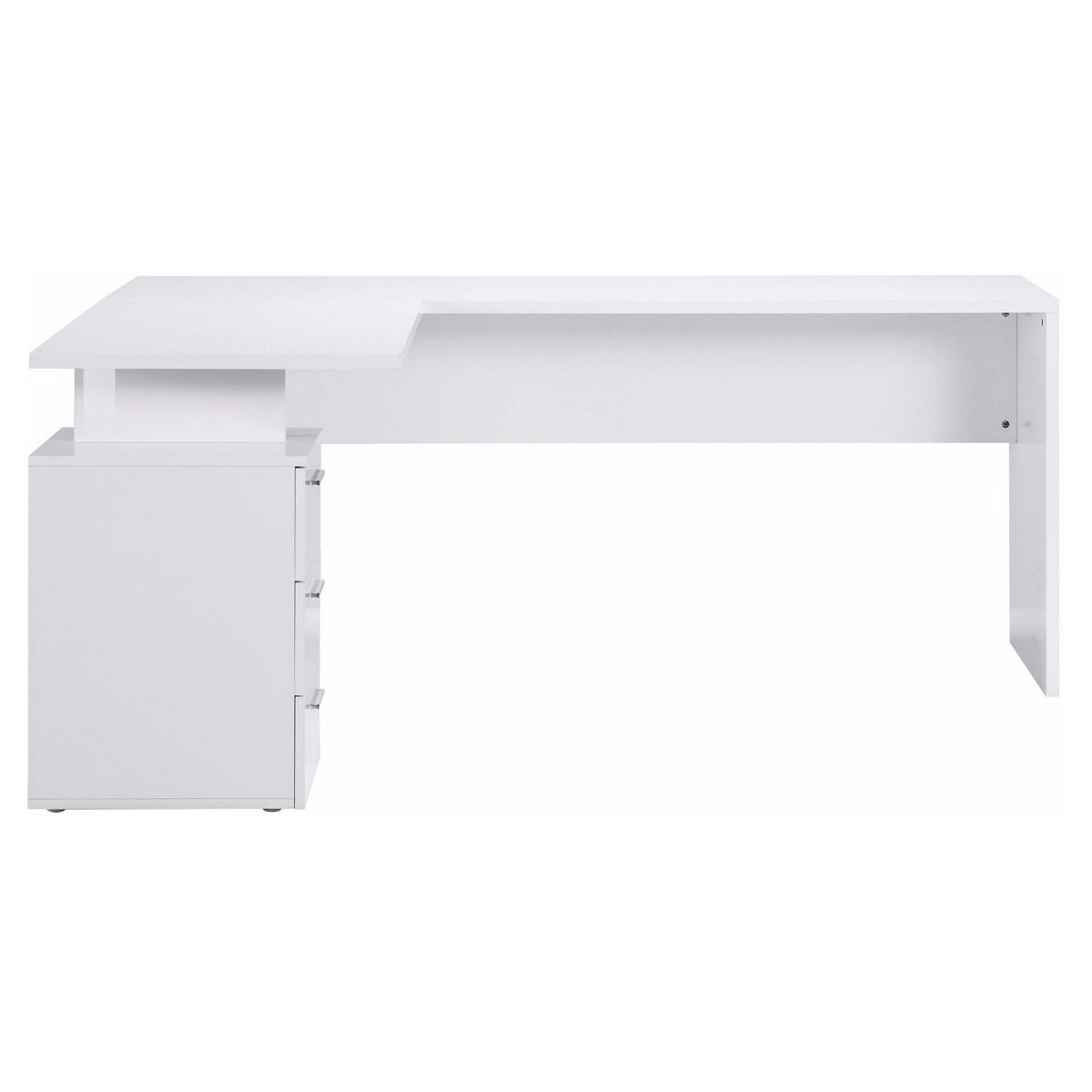 Bureau d'angle droit 3 tiroirs 180 cm VASTO