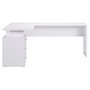 Voir la diapositive 2 : Bureau d'angle droit 3 tiroirs 180 cm VASTO