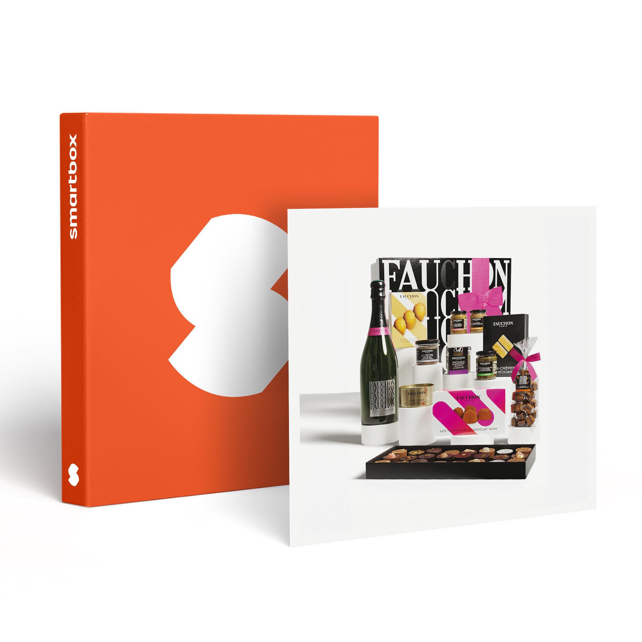 Smartbox Coffret follement fauchon : douceurs sucrées et salées avec champagne livrés à domicile - coffret cadeau gastronomie