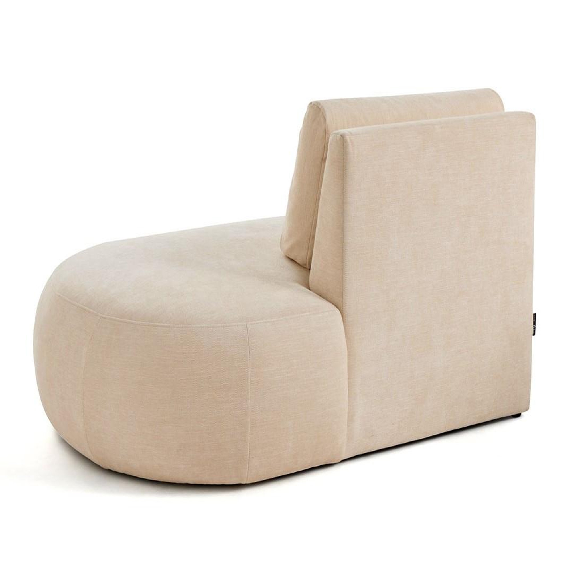 Voir la diapositive 5 : LISA DESIGN Santorini - module d'assise droit - en tissu texturé