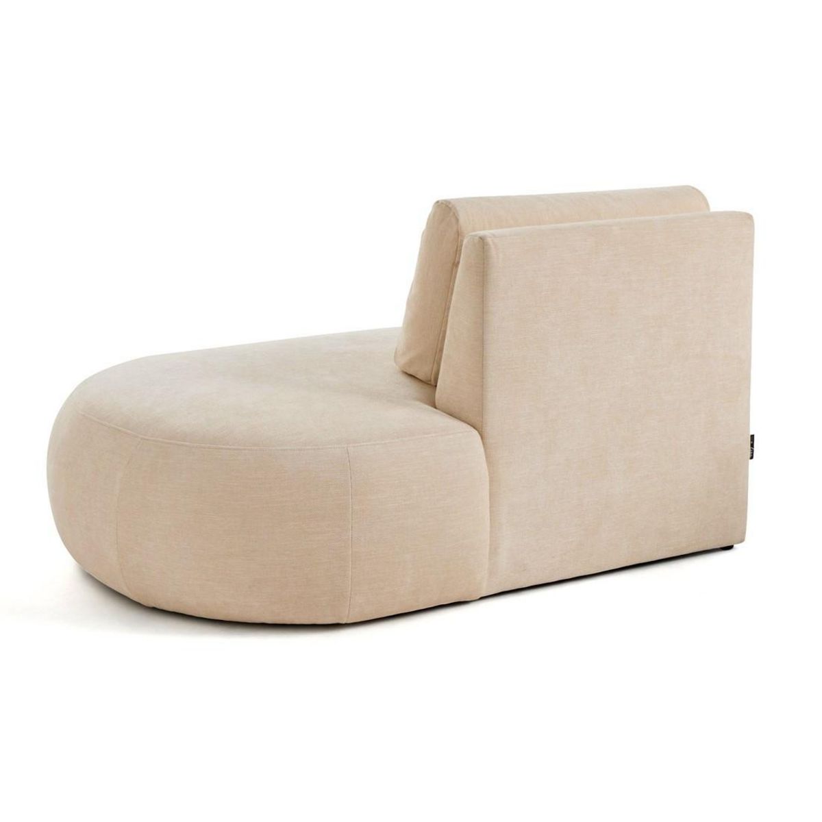 LISA DESIGN Santorini - module d'assise droit - en tissu texturé