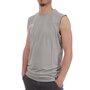 Voir la diapositive 1 : HUNGARIA Débardeur Gris aux Bandes Vertes Homme Hungaria Training Pro Sleveless