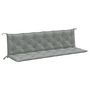 Voir la diapositive 2 : VIDAXL Coussins de banc de jardin lot de 2 gris clair melange tissu