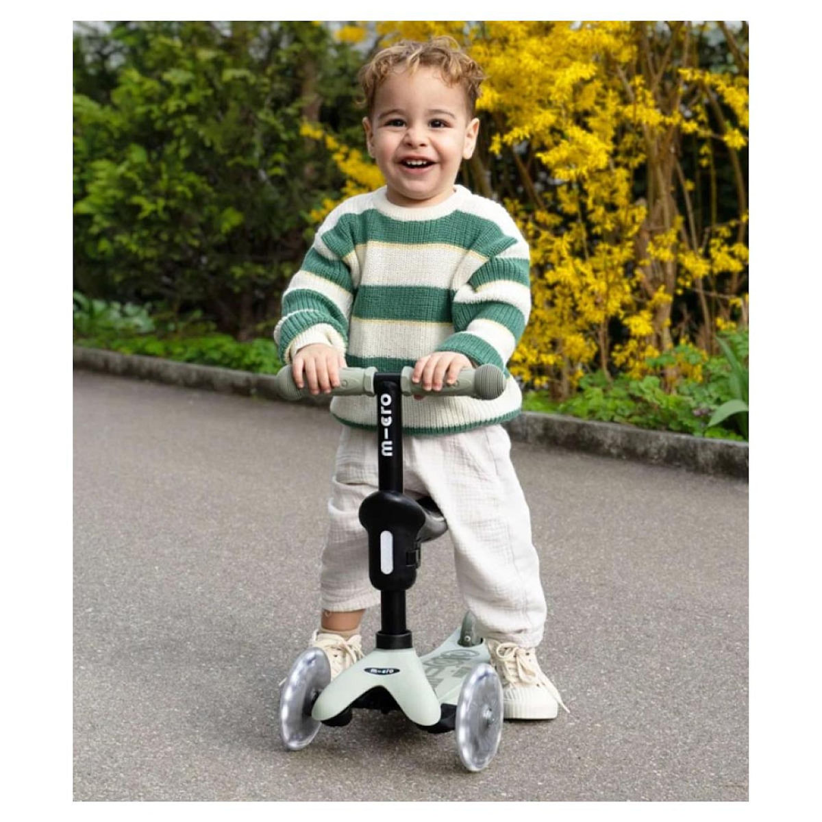 Micro Mini  Deluxe Rock  and  Go LED Olive Sage